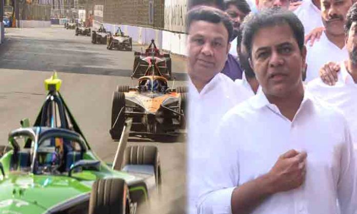 ఎసిబి విచారణకు హాజరైన కెటిఆర్