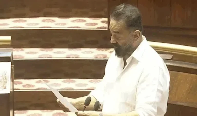 రాజ్యసభ ఎంపీగా కమల్‌హాసన్ ప్రమాణస్వీకారం