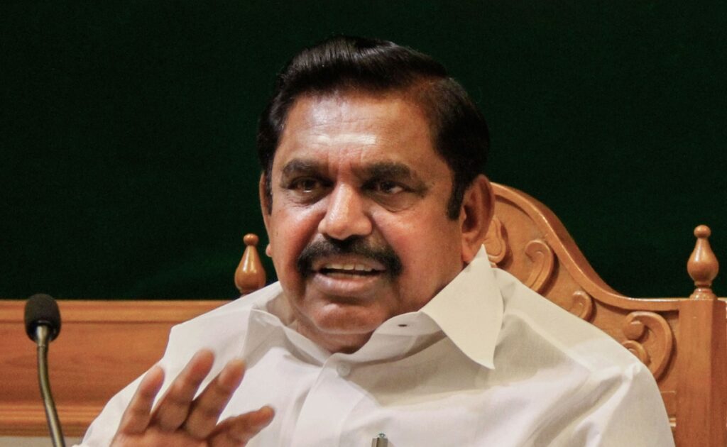 నేనే ముఖ్యమంత్రిని అని బీజేపీ చెప్పింది : పళనిస్వామి