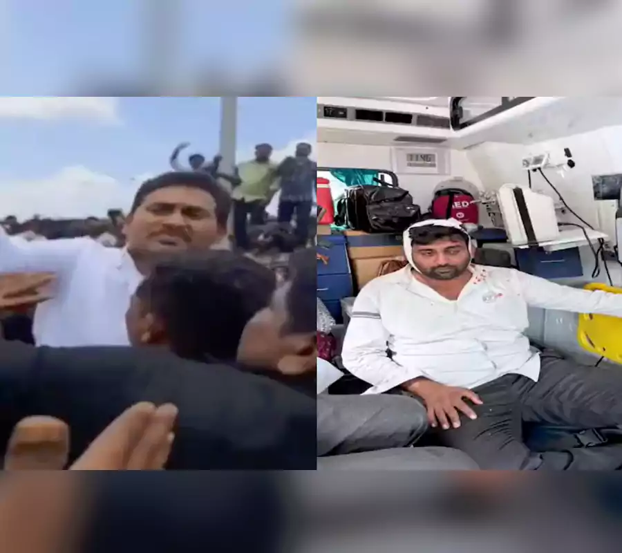 జగన్కాన్వాయ్ దిగకుండా అడ్డుకున్న చిత్తూరు ఎస్పీ
