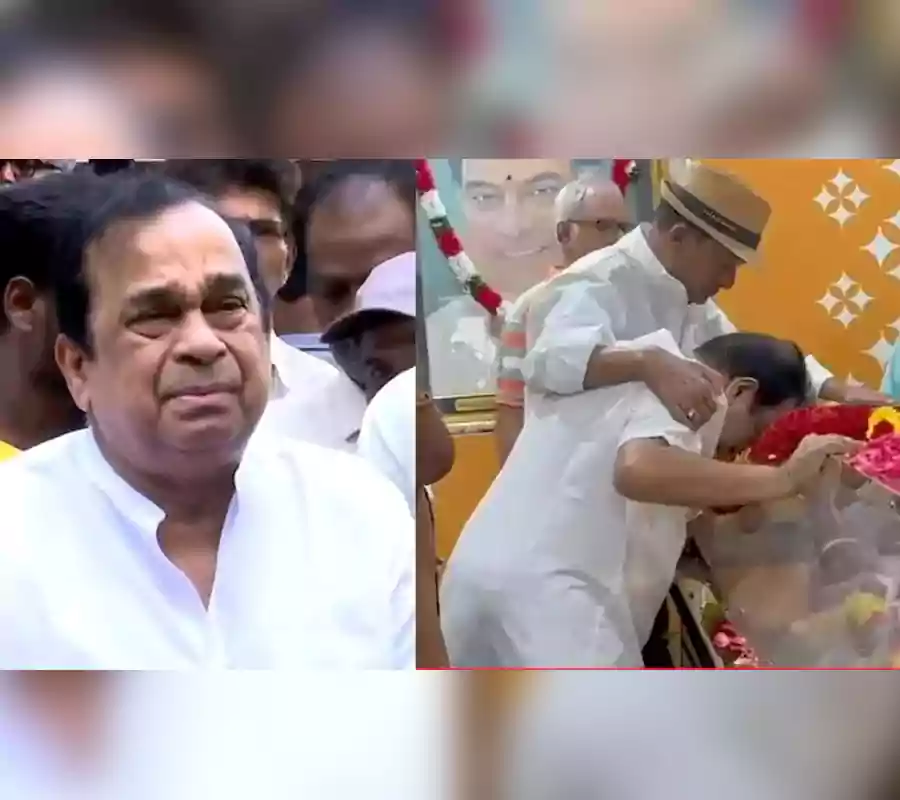 కోట శ్రీనివాసరావు పార్థివదేహాన్ని చూసి బ్రహ్మానందం ఎమోషనల్