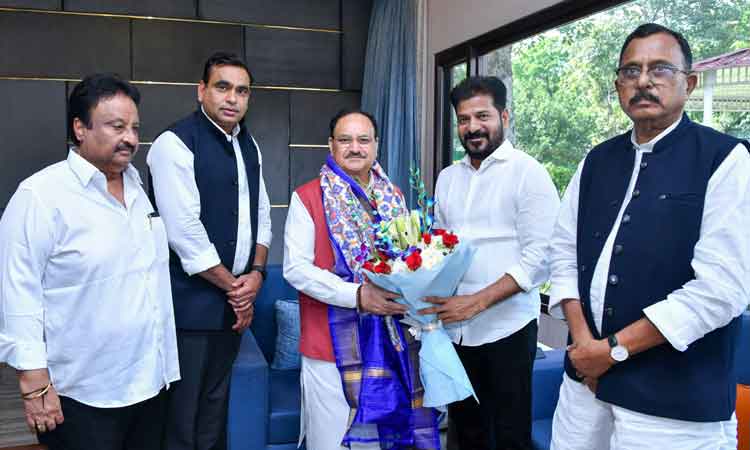 యూరియా కోటాను పెంచండి.. నడ్డాకు సిఎం రేవంత్ వినతి