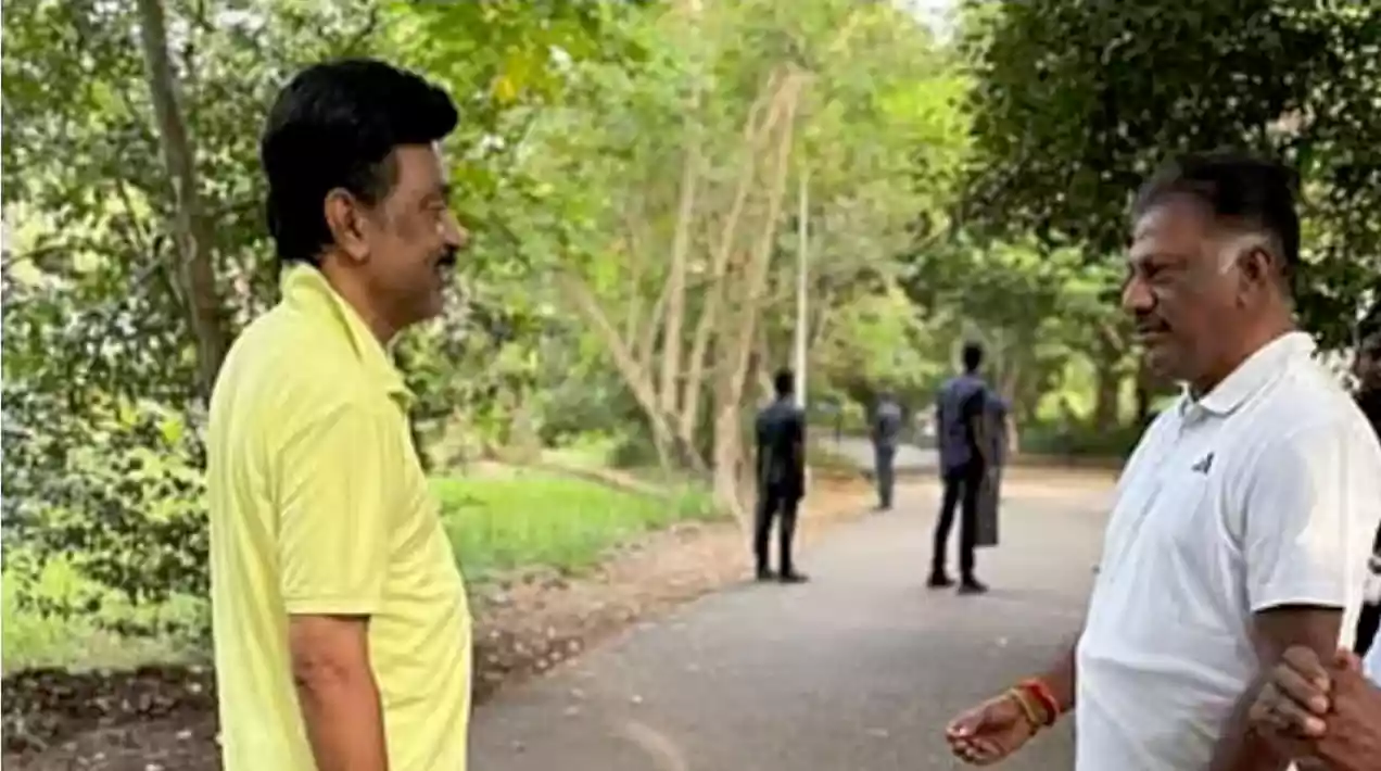 స్టాలిన్‌తో మార్నింగ్ వాక్.. కాసేపటికే ఎన్డీఏకు గుడ్‌బై చెప్పిన మాజీ సీఎం