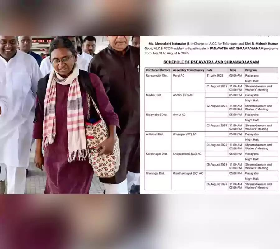 మీనాక్షి నటరాజన్ పాదయాత్ర…ముహూర్తం ఖరారు