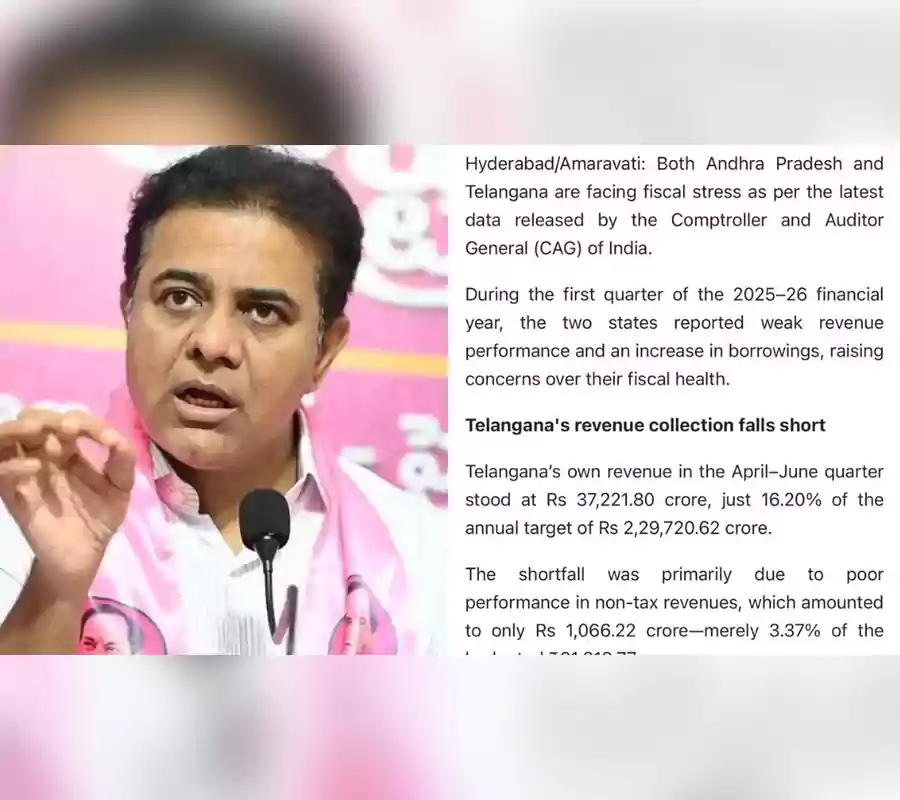 కాంగ్రెస్ 6 గ్యారంటీలతో దిగజారిన తెలంగాణ ఆర్థిక వ్యవస్థ- కేటీఆర్ విమర్శలు