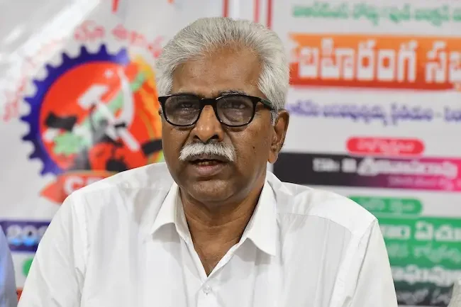 రాష్ట్రంలో బలవంతపు భూ సేకరణ : సిపిఎం రాష్ట్ర కార్యదర్శి