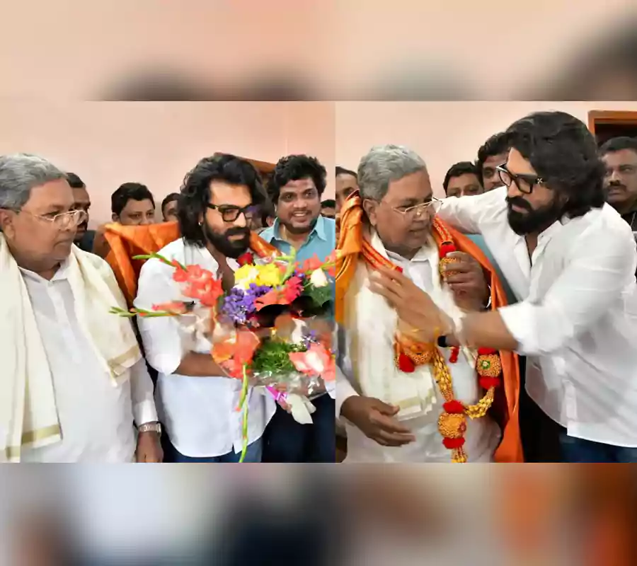 కర్ణాటక ముఖ్యమంత్రిని కలిసిన రామ్ చరణ్..