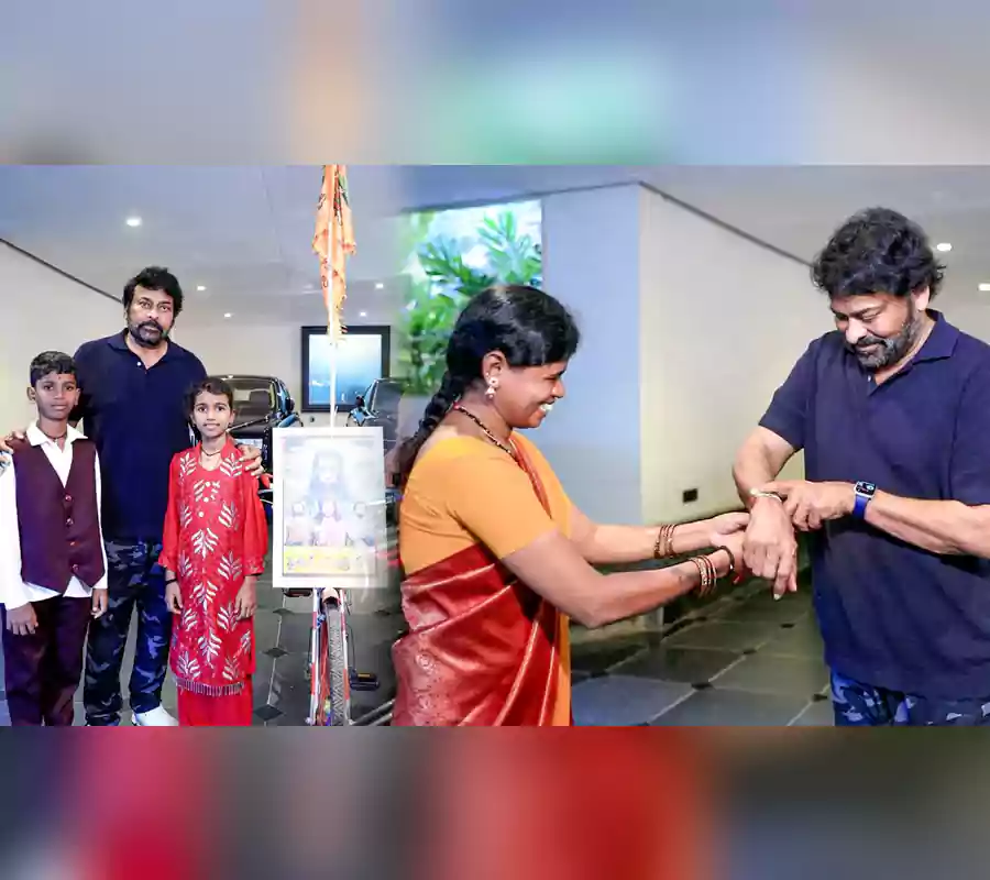 ఆదోని నుంచి సైకిల్‌పై హైదరాబాద్‌కు.. మెగాస్టార్‌ను కలిసిన అభిమాని..