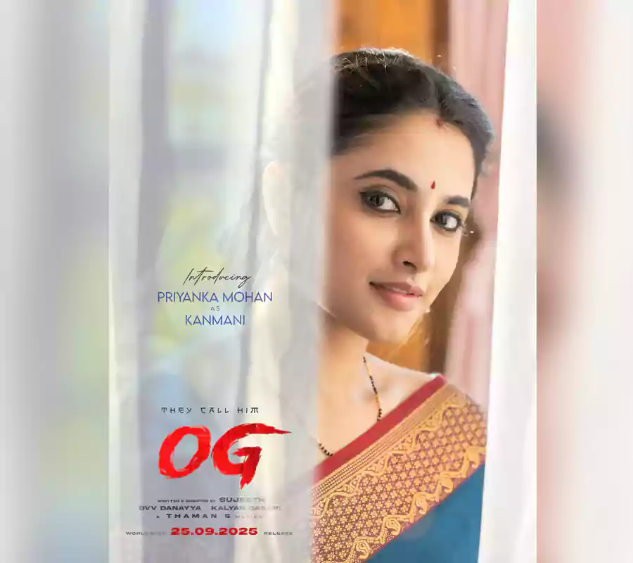ఓజీ నుంచి ప్రియాంక మోహ‌న్ ఫస్ట్ లుక్ విడుదల..