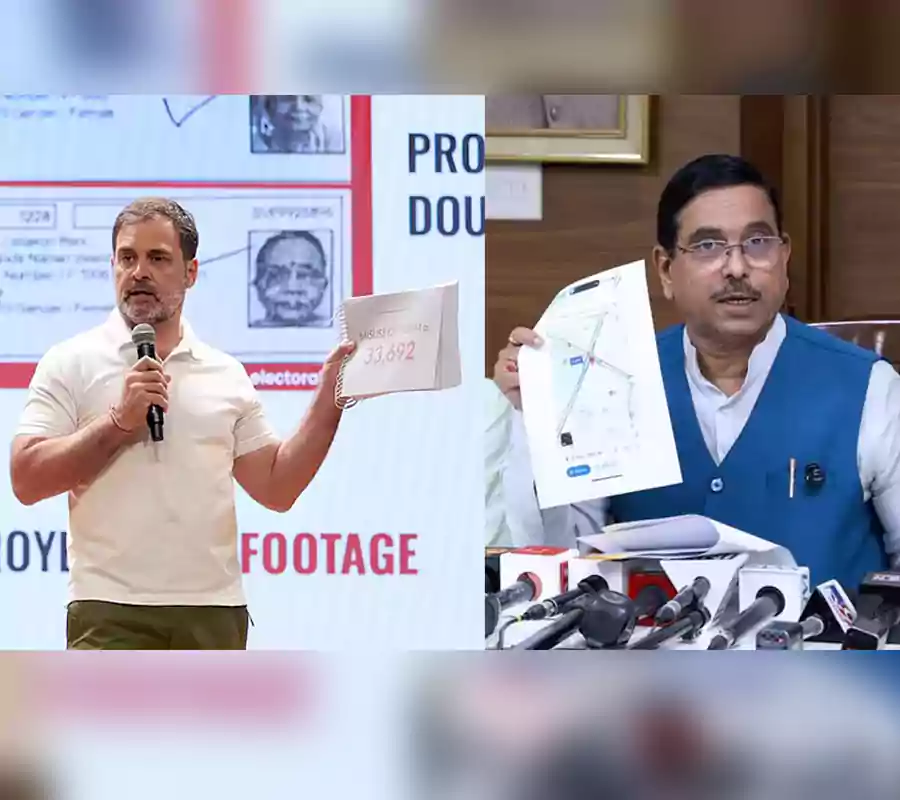 ఈసీపై రాహుల్‌ గాంధీ వ్యాఖ్యలకు కేంద్రమంత్రి ప్రహ్లాద్‌ జోషి కౌంటర్!