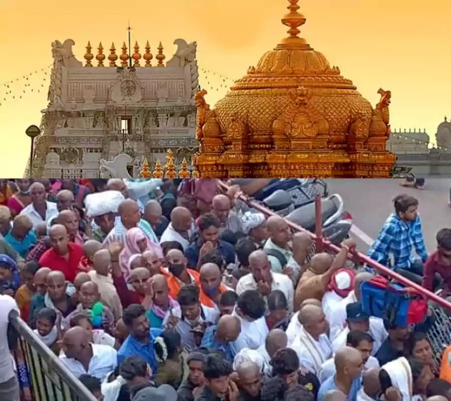 తిరుమలలో అనూహ్యంగా పెరిగిన భక్తుల రద్దీ.. శ్రీవారి సర్వదర్శనానికి ఎంత సమయమంటే?