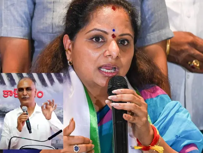 హరీశ్ రావు, సంతోష్ తనపై కుట్రలు చేసారన్న కవిత