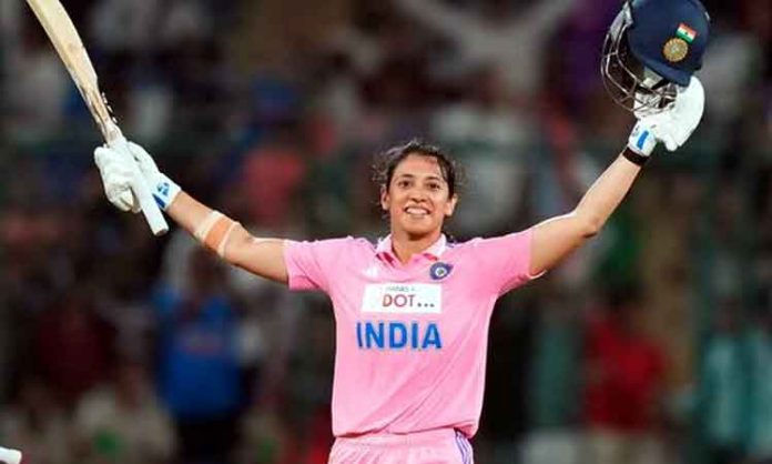 ఆస్ట్రేలియాపై స్మృతి మంధాన విధ్వంసం.. తొలి భారత మహిళా క్రికెటర్ గా రికార్డు
