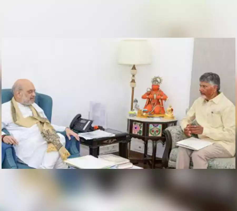 కేంద్ర హోంమంత్రి అమిత్‌ షాతో సీఎం చంద్రబాబు కీలక భేటీ..