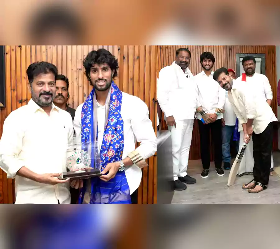 తిలక్ వర్మను అభినందించిన సీఎం రేవంత్ రెడ్డి..