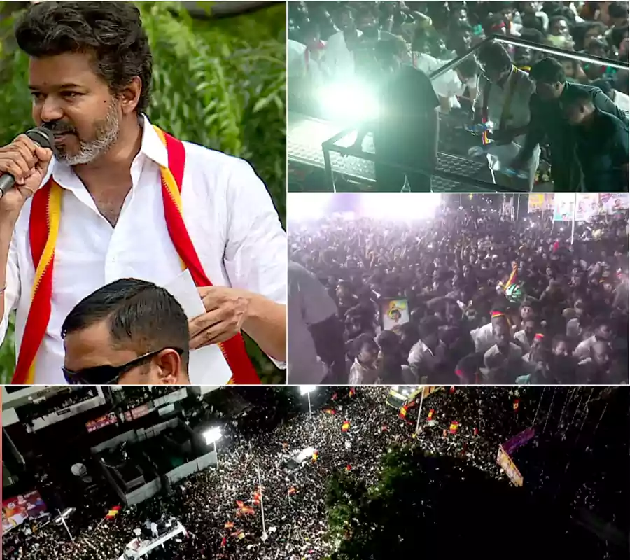 విజయ్ సభలో తొక్కిసలాట, 29 మంది మృతి! మరింత పెరిగే అవకాశం