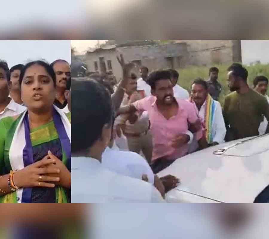 మాజీ ఎమ్మెల్యే శ్రీదేవిపై టిడిపి శ్రేణులు కర్రలు, రాళ్లతో దాడి