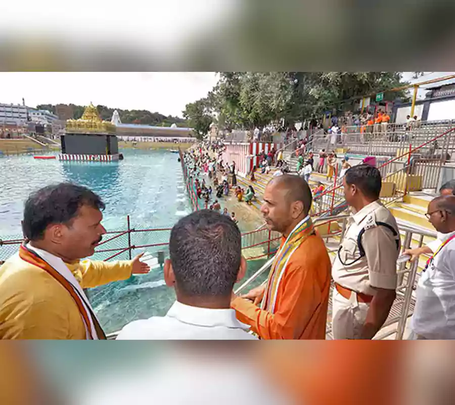 బ్రహ్మోత్సవాల చివరి రోజు చ‌క్రస్నానం ఏర్పాట్లను తనిఖీ చేసిన‌ టీటీడీ ఈవో