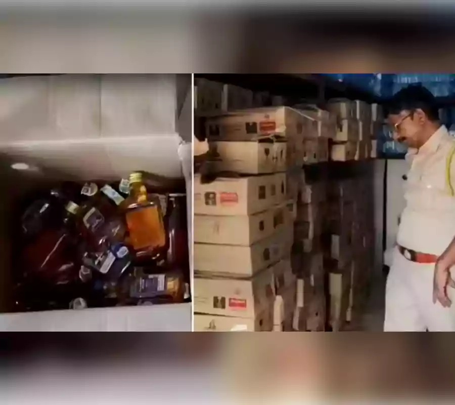 ఆంధ్రప్రదేశ్‌లో.. ఆ గోడౌన్‌లో భారీగా కల్తీ మద్యం!