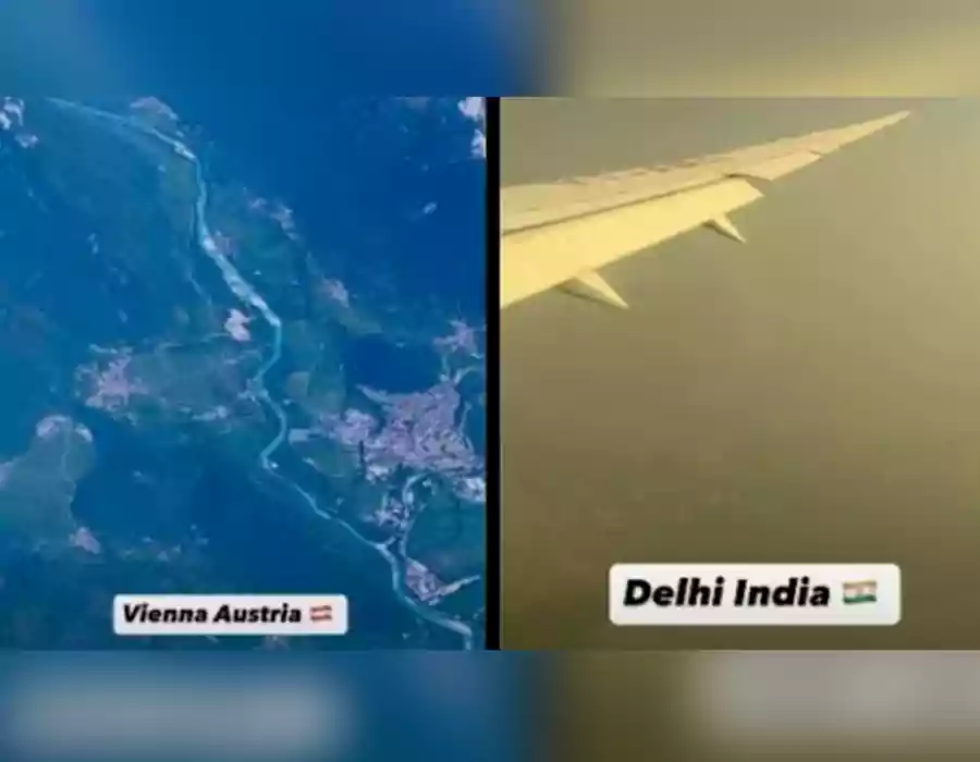 ఢిల్లీ పరిస్థితి మరీ ఇంత దారుణమా.. విమానం నుంచి కిందకు చూస్తే..