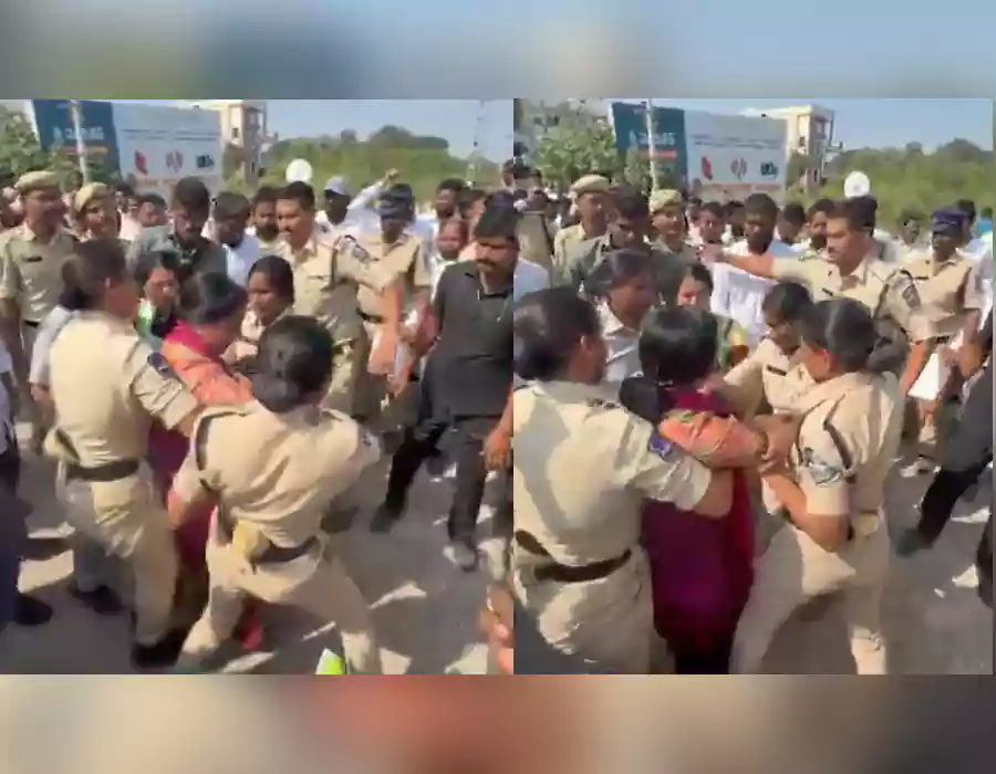 కల్వకుంట్ల కవిత అరెస్ట్.. ధర్నా నుంచి లాకెళ్లిన పోలీసులు..