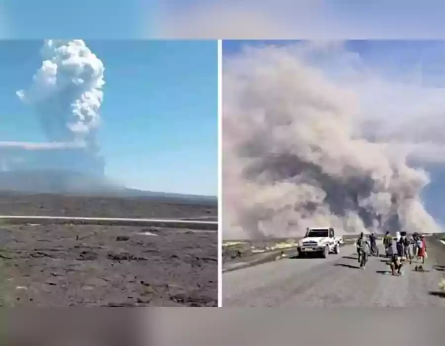 హేలీ గుబ్బి విస్పోటనం.. భారత్ కు తప్పిన ముప్పు