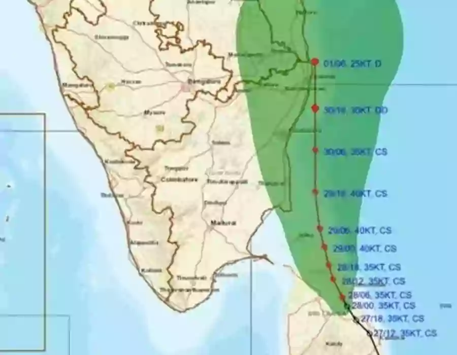 బలహీన పడుతున్న దిత్వా తుఫాన్… తిరుపతి, చిత్తూరులో భారీ వర్షాలు
