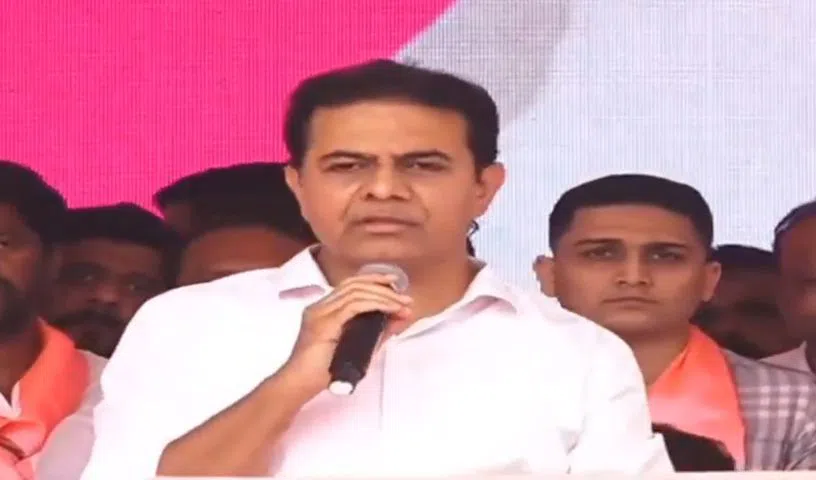 రాజీవ్‌ విగ్రహాన్ని తీసి.. తెలంగాణ తల్లి విగ్రహాన్ని బరాబర్‌ పెడుతం : కేటీఆర్‌