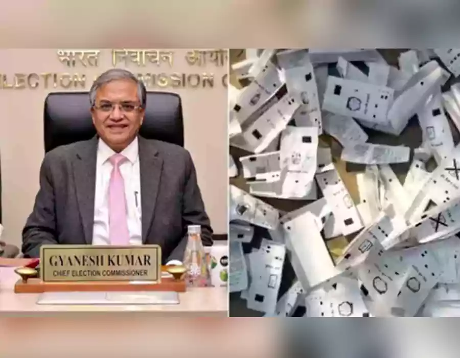 బీహార్‌లో పోల్‌ స్లిప్స్‌ రోడ్డుపై పారవేత.. ఎన్నికల అధికారి సస్పెండ్‌