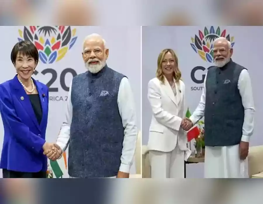 దక్షిణాఫ్రికాలో ప్రధాని మోదీ బిజీ బిజీ.. పలు దేశాల ప్రముఖులతో సమావేశాలు..