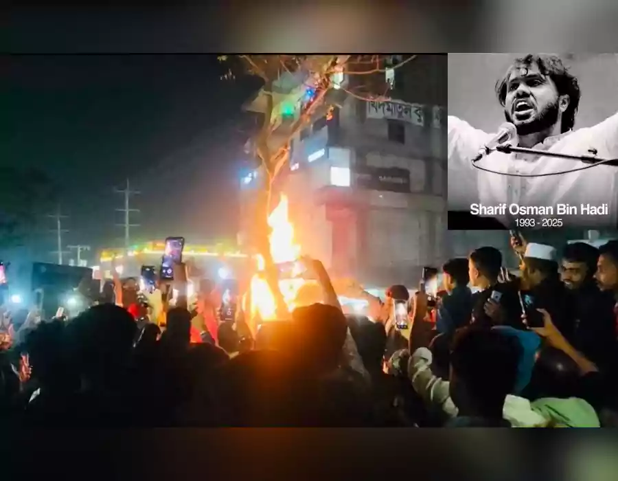 భారత్‌ను రెచ్చగొడుతూ.. హిందూ వర్కర్‌ను చెట్టుకు వేలాడదీసి తగులబెట్టిన బంగ్లా మూక..!