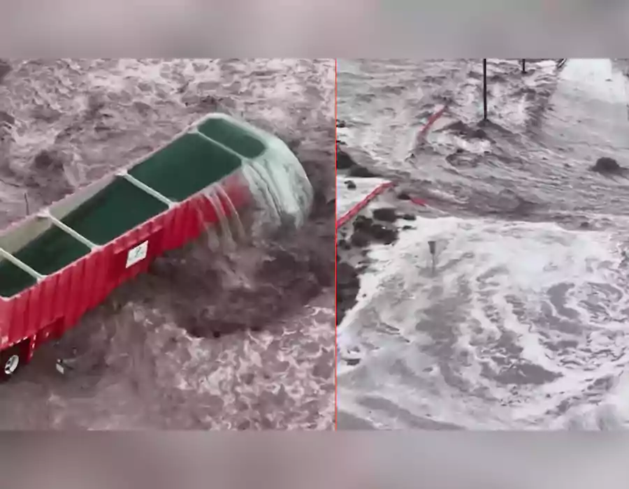 క్రిస్మస్‌ వేళ.. కాలిఫోర్నియాను ముంచెత్తిన వరదలు..