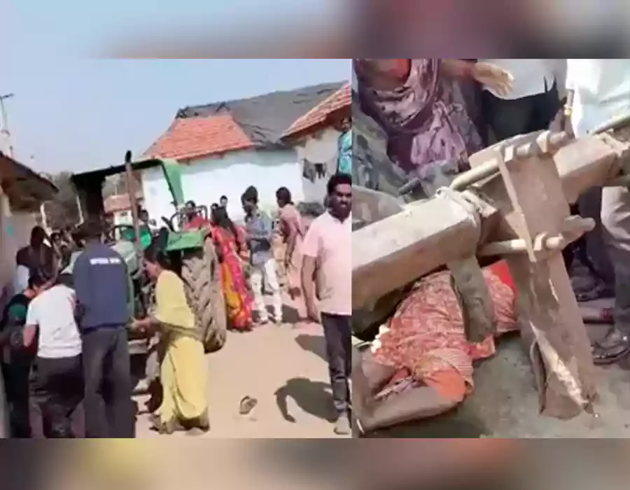 ఎల్లారెడ్డిలో ఓడిన అభ్యర్థి కుటుంబాన్ని ట్రాక్టర్ తో ఢీకొట్టి