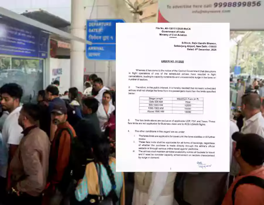 ఫైట్ టిక్కెట్ రేట్లపై కేంద్రం నియంత్రణ-గరిష్ట చార్జీల నిర్ణయం