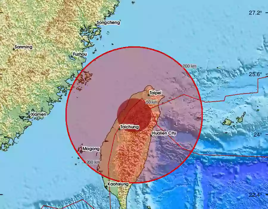 తైవాన్‌లో భారీ భూకంపం.. కంపించిన ఎత్తైన భవనాలు