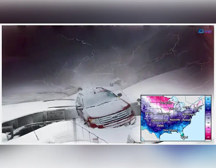 అమెరికాను వణికిస్తోన్న మంచు తుపాను.. 10 వేల విమాన సర్వీసులు రద్దు..