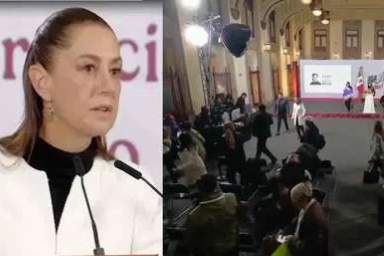 భూకంపం.. ప్రసంగం ఆపి బయటకు వచ్చేసిన మెక్సికో అధ్యక్షురాలు