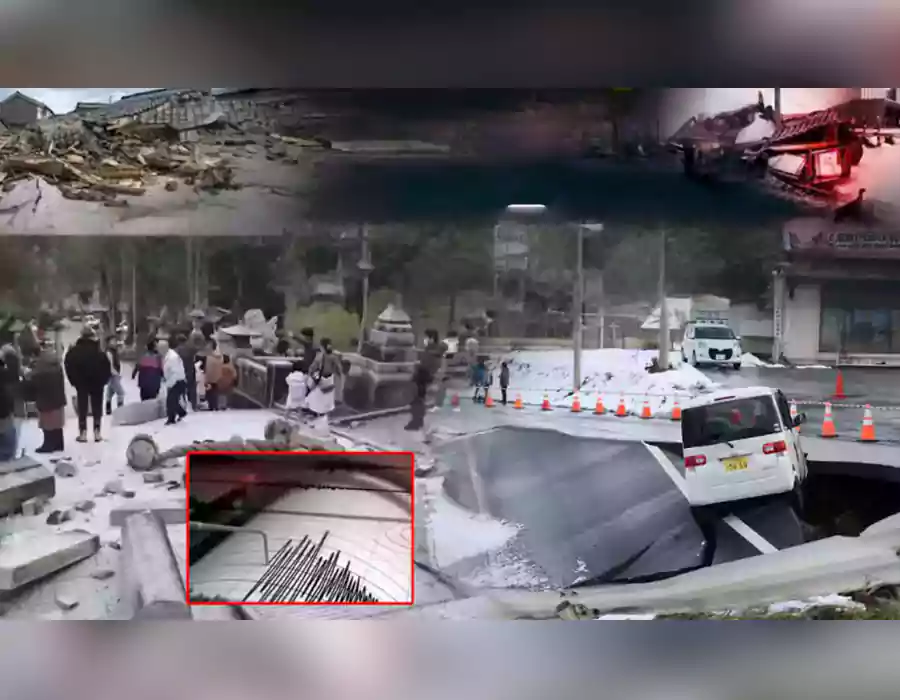న్యూ ఇయర్ వేళ.. జపాన్ లో భారీ భూకంపం..