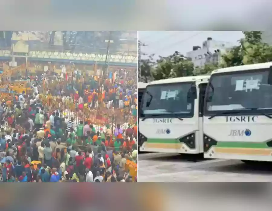 మేడారం జాతరకు 3,495 ప్రత్యేక బస్సులు… మహిళలకు ఉచిత ప్రయాణంపై క్లారిటీ