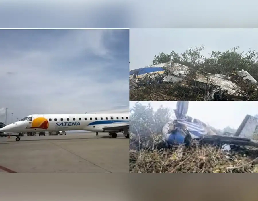 విమానం కుప్పకూలి 15 మంది మృతి..!