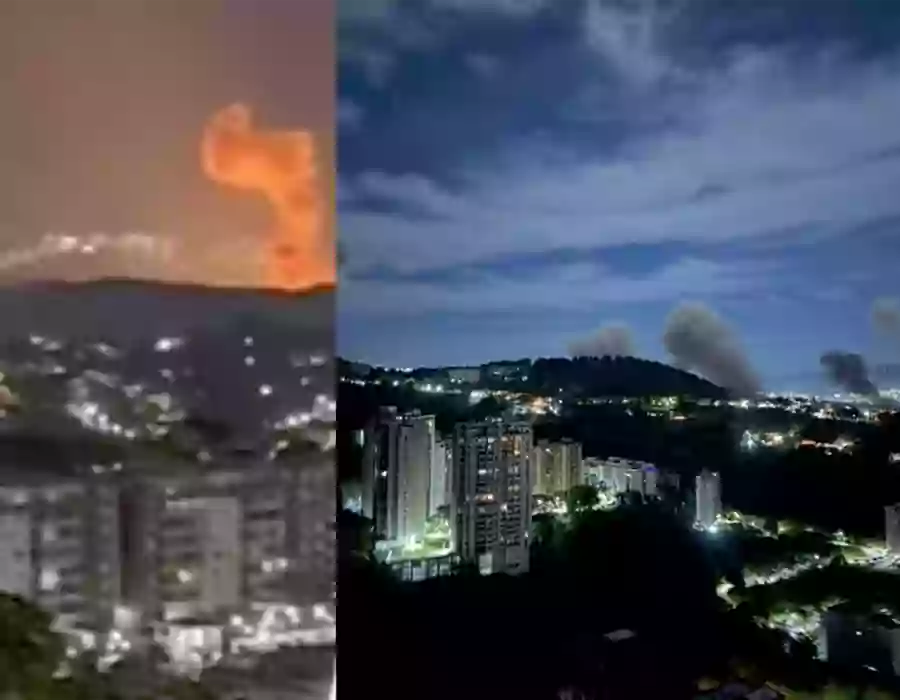 యుద్ధ మేఘాలు.. వెనిజులాలో భారీ పేలుళ్లు ఎమర్జెన్సీ ప్రకటన!