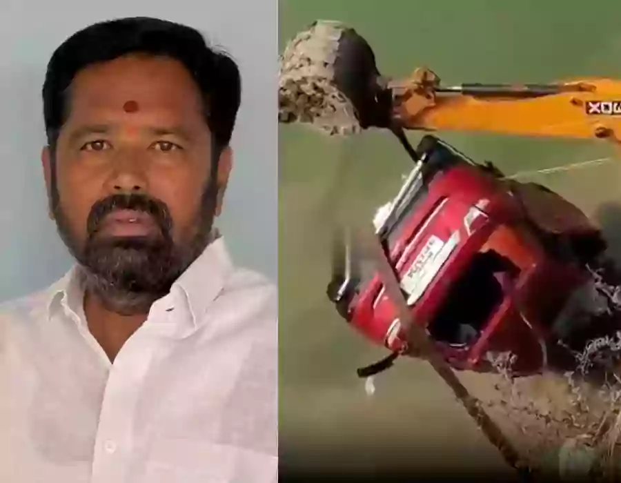 వరద కాలువలో శవమై తేలిన బీజేపీ నేత రమణ
