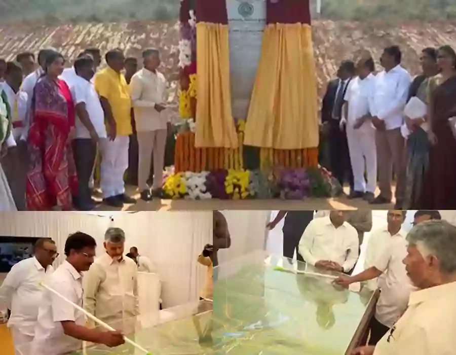 కొత్త జిల్లాలో  సీఎం చంద్రబాబు.. కీలక ప్రాజెక్టు పనులకు శంకుస్థాపన