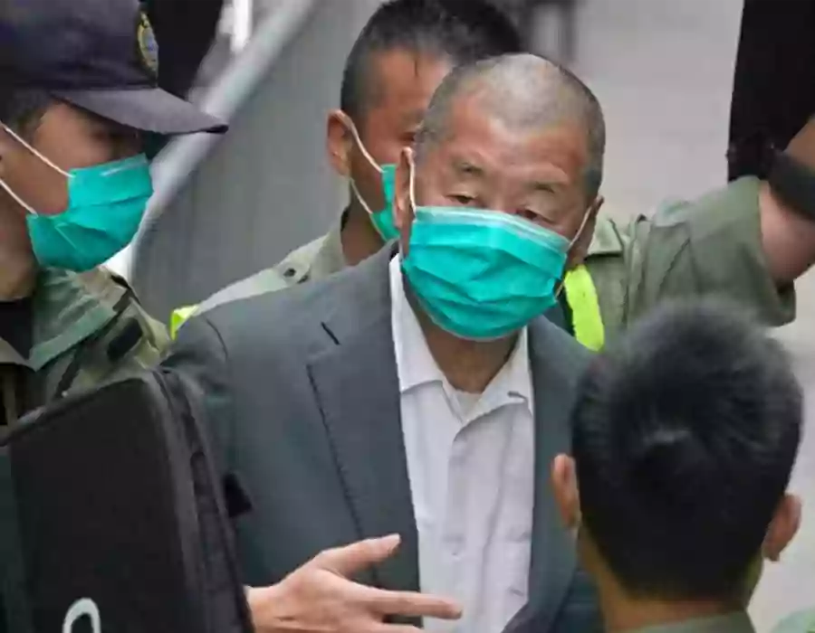 హాంగ్‌కాంగ్ మీడియా టైకూన్ జిమ్మీ లాయ్‌కు 20 ఏళ్ల జైలుశిక్ష‌