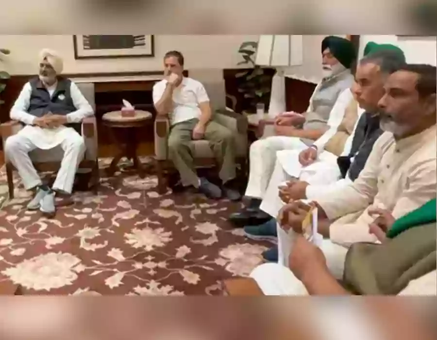 రైతు సంఘాల నేతలతో రాహుల్‌ గాంధీ భేటీ.. అమెరికాతో వాణిజ్య ఒప్పందాలపై చర్చ