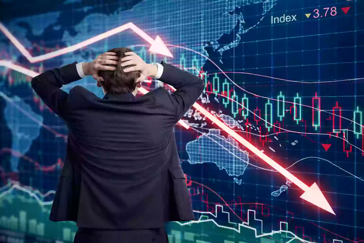 స్టాక్ మార్కెట్‌లలో భారీ విధ్వంసం! 5.3 లక్షల కోట్లు ఆవిరి!