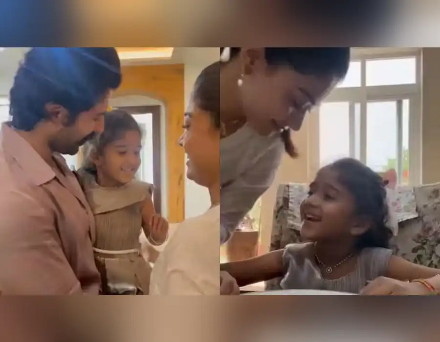 చిన్నారిపై విరోష్ కపుల్ ముద్దుల వర్షం – చిట్టి ఫ్యాన్‌కు లడ్డూలు, పులిహోర స్పెషల్