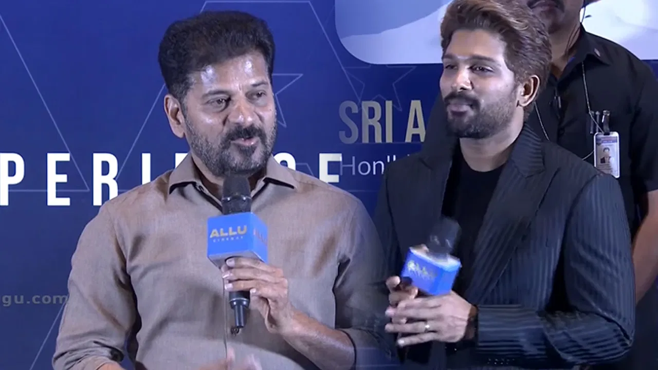 అల్లు అర్జున్‌ హాలీవుడ్‌కి వెళ్లాలి, మన పోటీ వాళ్లతోనే.. సీఎం ఇంట్రెస్టింగ్‌ కామెంట్స్