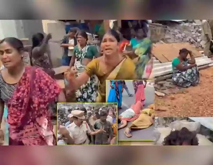 ఖమ్మం అంబేడ్కర్ భవన్ వద్ద ఉద్రిక్తత