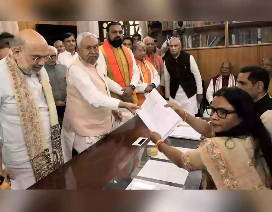 రాజ్య‌స‌భ‌కు నామినేష‌న్ దాఖ‌లు చేసిన బీహార్ సీఎం నితీశ్ కుమార్‌